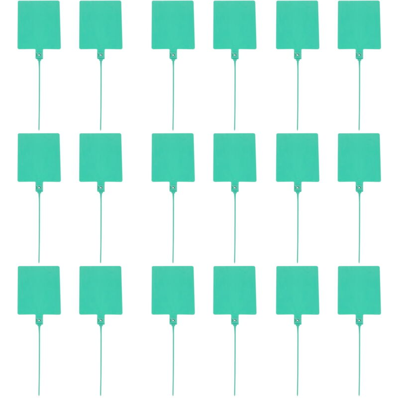 Lot de 100 étiquettes en plastique pour câbles, marqueurs, étiquettes d'étiquetage, attaches zippées