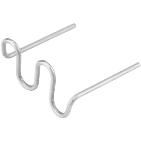 Lot de 100 goujons de soudure prédécoupés de 0,8 mm pour la réparation des pare-chocs de voiture Trousse à outils d'entretien