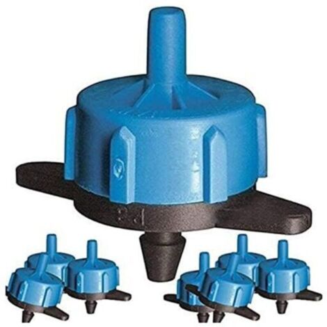Lot de 100 Goutteur autorégulant 8 l/h, Goutteurs d'irrigation en ligne système micro, Goutteur pour arrosage agriole et jardina