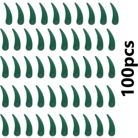 BLUEDEER 100 lames de rechange en plastique pour coupe-bordures Bosch Durablade Art 23-18 LI Art 26-18 LI