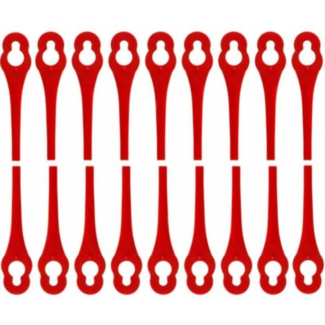Lot de 100 Lames de Rechange pour Florabest Coupe Bordure LIDL FRTA 20 A1,FAT 18B2, FAT 18B3