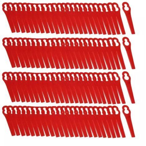 Lot de 100 Lames en Plastique de Rechange pour Coupe Bordure Florabest LIDL FRTA 20 A1,FAT 18B3, FRT18A