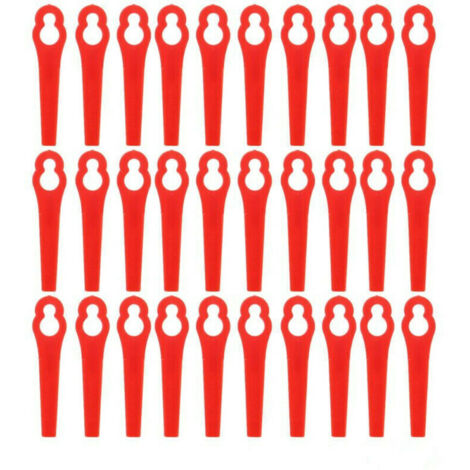 Lot de 100 Lames en Plastique de Rechange pour Coupe Bordure Florabest LIDL, Lames de Grass Trimmer Brush Cutter