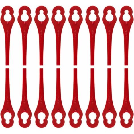 Lot de 100 Lames en Plastique de Rechange pour Coupe Bordure Florabest LIDL - Longueur 8,3cm-LIAIKI
