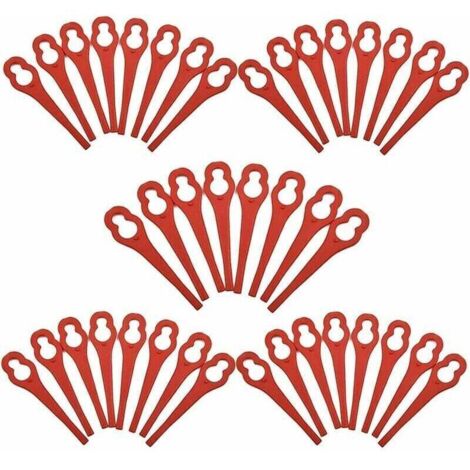 Lot de 100 lames en plastique pour coupe-bordures Ferrex/Aldi FAR 20-1 97699 2002706 FE220