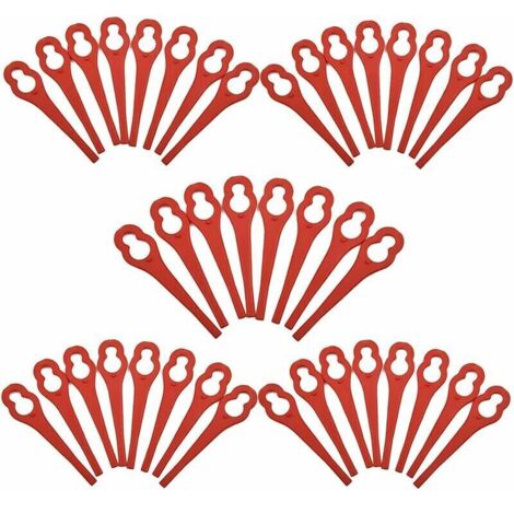 Lot de 100 lames en plastique pour coupe-bordures Ferrex/Aldi FAR 20-1 97699 2002706 FE220
