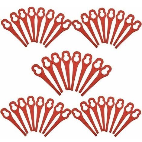 Lot de 100 lames en plastique pour coupe-bordures Ferrex/Aldi FAR 20-1 97699 2002706 FE220