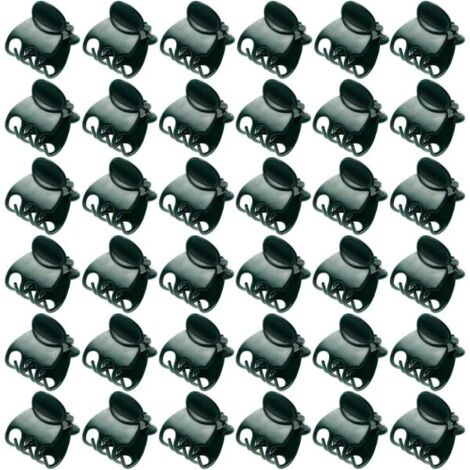 Lot de 100 pinces à orchidées, supports pour plantes de jardin pour orchidées
