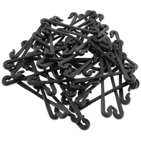 Lot de 100 pinces de jardin, supports et anneaux pour plantes afin de les maintenir en place.