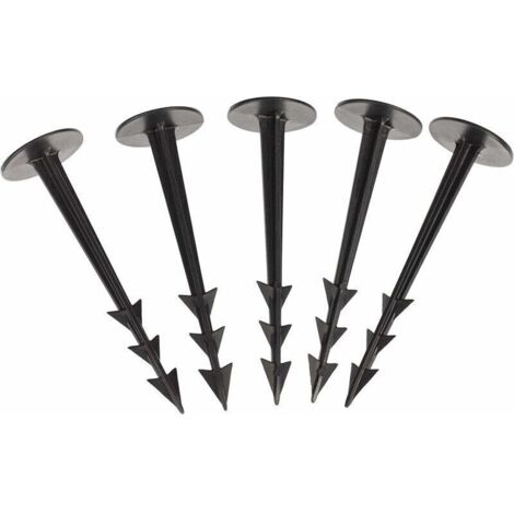 Lot de 100 piquets de Fixation pour Jardin pour la Fixation des Tissus Anti Mauvaises Herbes