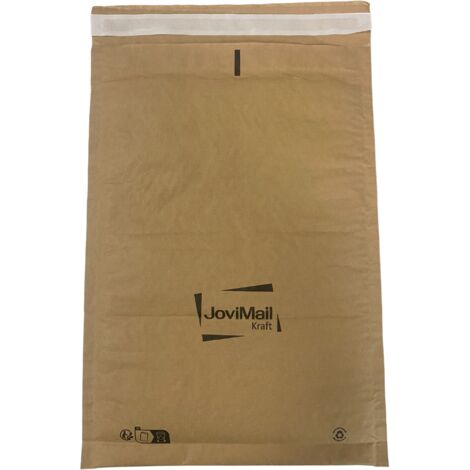 Lot de 100 Pochette d'expédition 24 x 34 cm 100% papier avec matelassage nid d'abeille