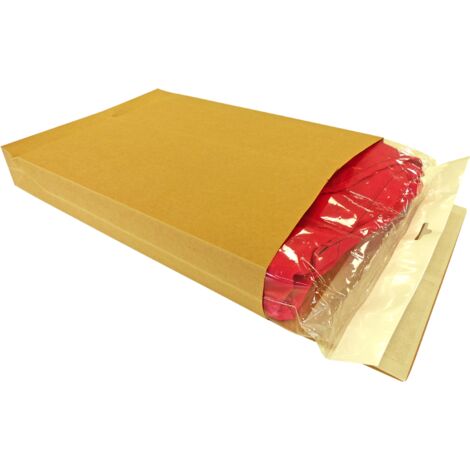 Lot de 100 Pochette d'expédition papier kraft aller-retour 57 x 45 cm