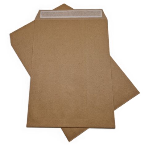 Lot de 100 Pochettes E4 280 x 400 mm sans fenêtre Kraft 90gr