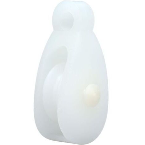 Lot de 100 poulies simples, galets de levage, câbles de remorquage et fils métalliques en plastique pour granges, fermes et serres.