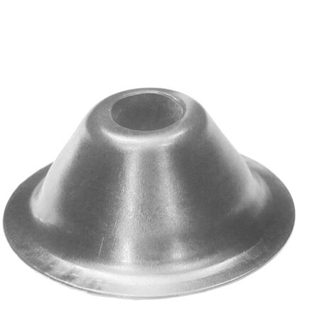 Lot de 100 Rosaces conique écartement acier zingué hauteur 30mm