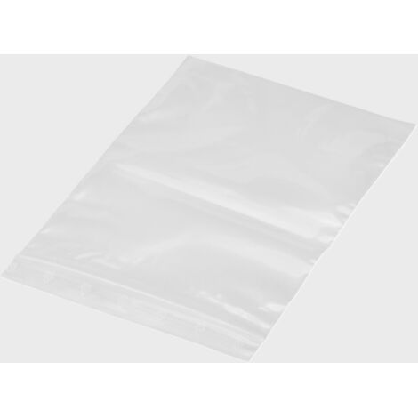 Lot de 100 Sachets à fermeture pression ZIP : 40 x 60 mm