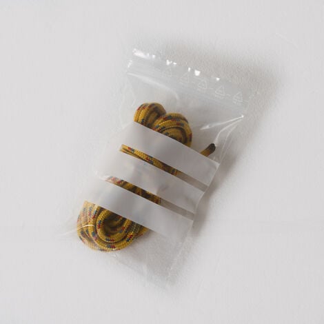 Sachets plastiques Ã  fermeture ZIP 100x150mm + 3 bandes blanches