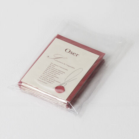 Lot de 100 Sachets plastiques SANS fermeture 150x300mm épaisseur standard 50µ