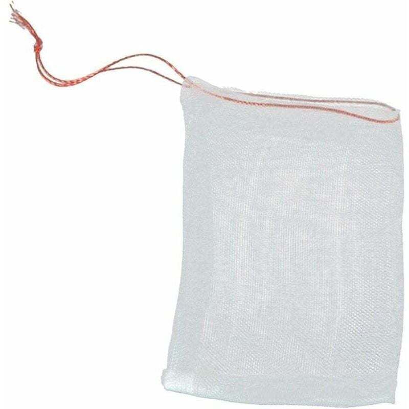 Lot de 100 sacs de protection pour fruits – Filet anti-insectes pour arbres fruitiers – Sacs en maille avec cordon de serrage pour protéger les