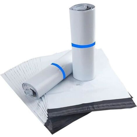 Lot de 100 Sacs d\'expédition plastique Enveloppe Plastique d\'expédition 30 x 42 cm