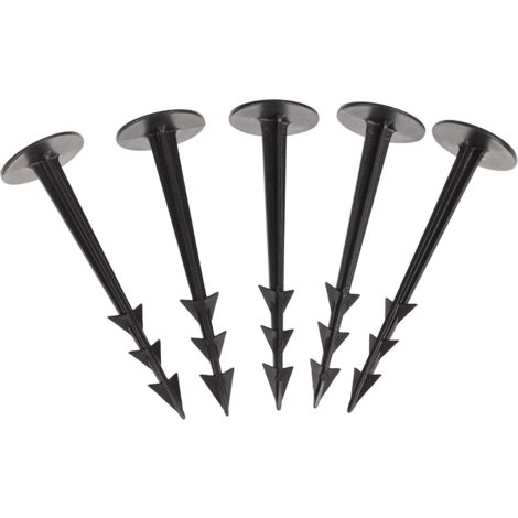 Lot de 100 TerraPEG piquets de Fixation pour Jardin pour la Fixation des Tissus Anti Mauvaises Herbes