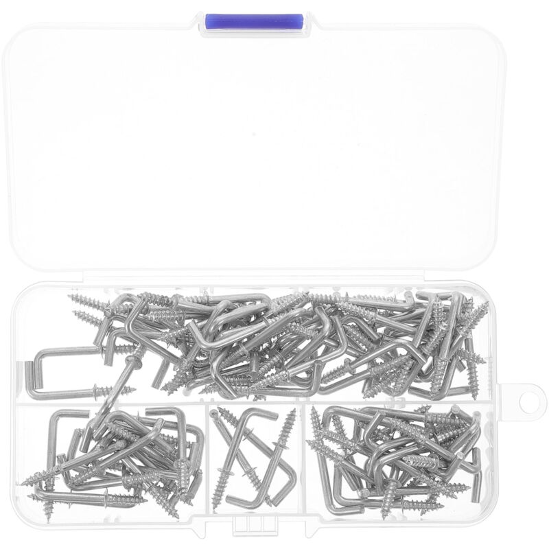 Feiyue - Lot de 100 vis autotaraudeuses en forme de l, crochets à angle droit