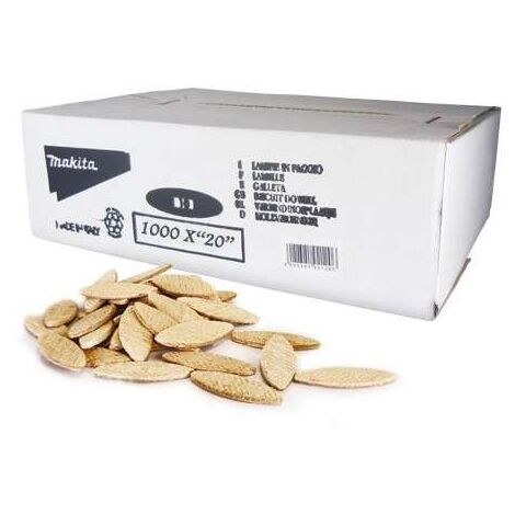 Lot de 1000 lamelles bois type 20 -  Makita P-08850