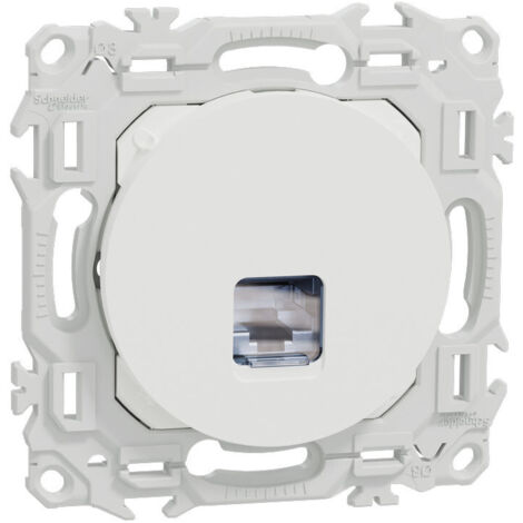 Lot de 108 prises RJ45 blanches Odace (S920476P)