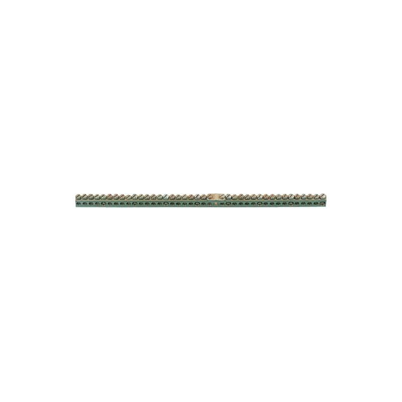 Hager - Barrette laiton sans socle L242mm 29X10-16mm univers+support et connexion 250 a K159