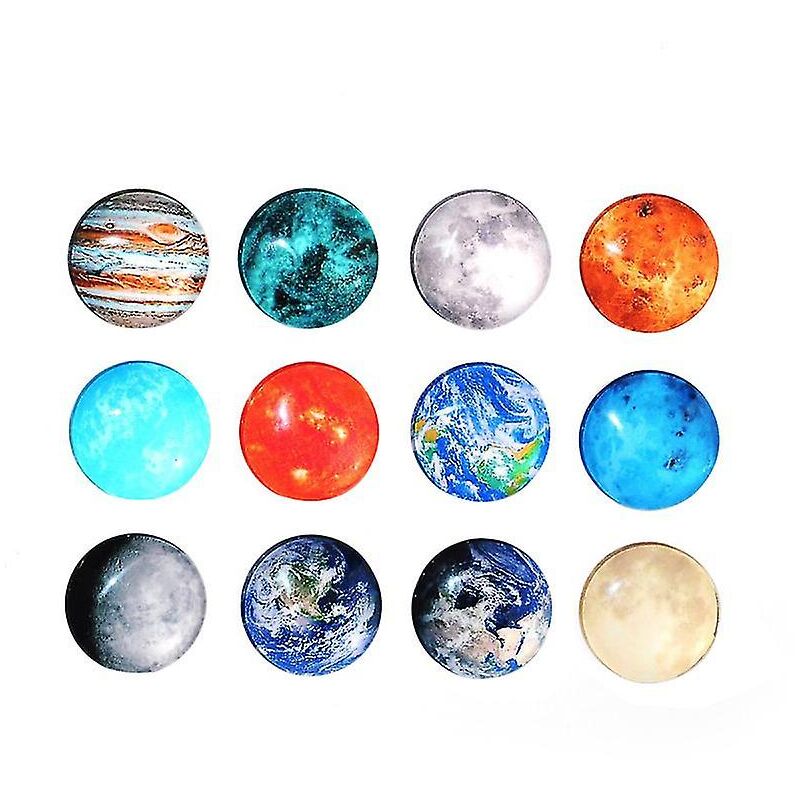 Feiyue - Lot de 12 aimants pour réfrigérateur