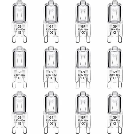 Ampoule Halogène Halopin Four 66740 40W G9 - Mon Habitat Electrique