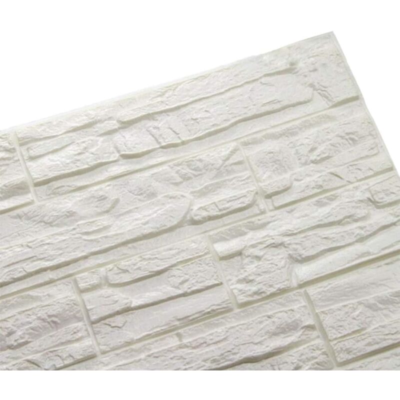 Lot de 12 autocollants muraux en briques 3D auto-adhésifs, imperméables, pour cuisine, salle de bain, chambre à coucher, bureau