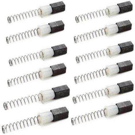 Lot de 12 balais de charbon et ressorts pour tondeuse à cheveux