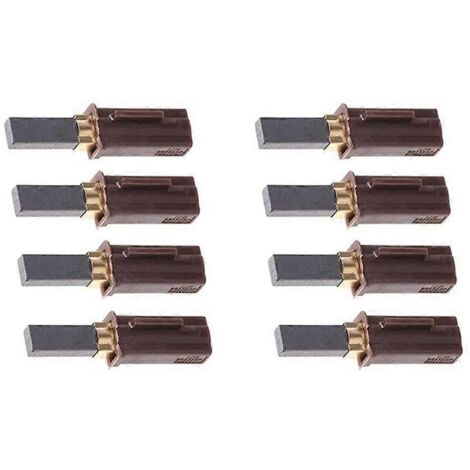 Lot de 12 balais de charbon pour moteur d'aspirateur électrique Ametek Lamb, références 2311480, 333261 et 33326-1
