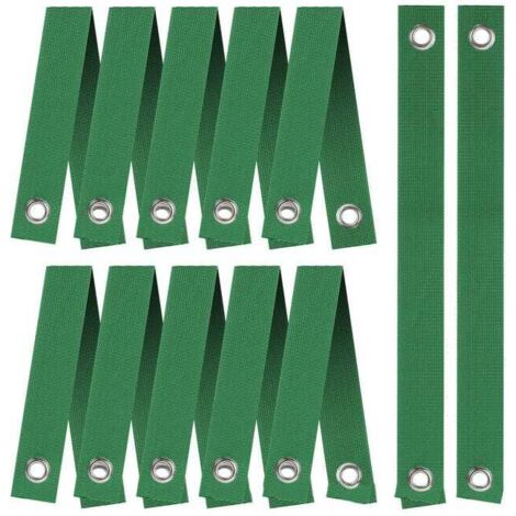 Lot de 12 Bandes de Protection pour Arbres – Ruban Résistant au Vent pour Maintien de Tronc et Tuteur