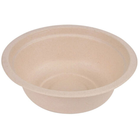 Lot de 12 Bols Jetables "Canne" 950ml Naturel