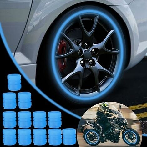 Pièces Auto,Bouchons de Valve d'air en métal, couvercle de tige pour pneu  de voiture, tube universel automobile, - Type Argent