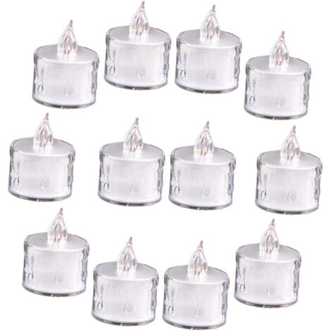 Lot de 12 Bougies LED sans Flamme à Piles Bougies
