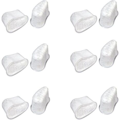 Lot de 12 Cartouche de filtre à eau au charbon pour cafetière KRUPS F4720057. en coquille de noix de coco non tissée. sachet de charbon actif. certifié FDA