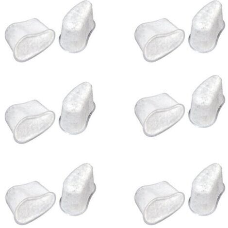 Lot de 12 Cartouche de filtre à eau au charbon pour cafetière KRUPS F4720057, en coquille de noix de coco non tissée, sachet de charbon actif, certifié FDA