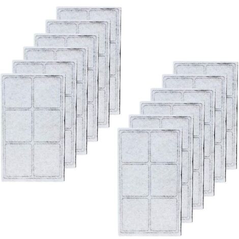 Lot de 12 Cartouches Filtrantes de Rechange pour Petsafe Drinkwell Fontaine à Eau