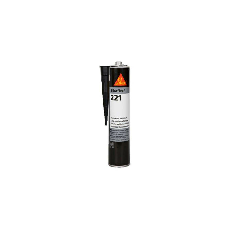 Lot de 12 colle mastic multi-usages SIKA Sikaflex 221 - Noir - 300ml