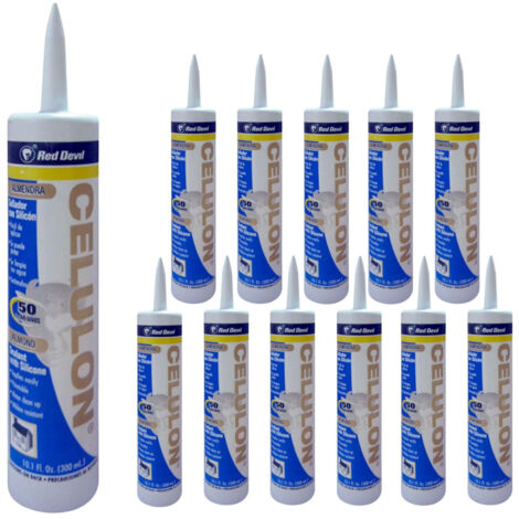 lot de 12 de scellant pour joints en amande 300ml Red Devil