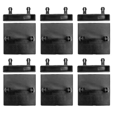 Lot de 12 Embouts centraux pour Lattes 53mm, Non traversant, pour bz, lit SCM Créations