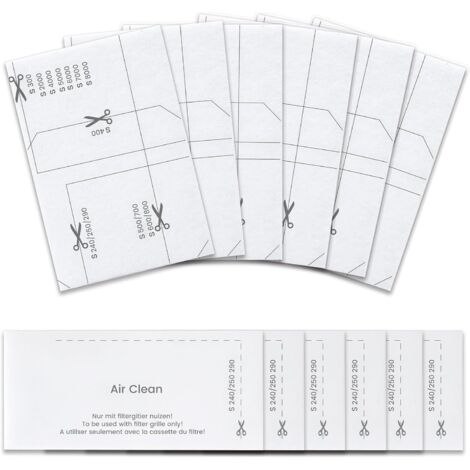 Lot de 12 Filtres Aspirateur Miele, Protection Moteur Et Évacuation Air, Pour Séries C1 C2 C3 S2000