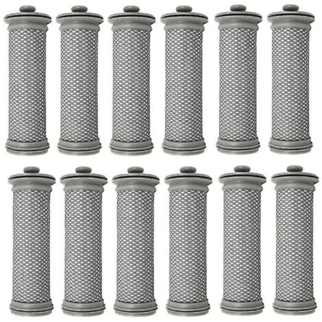 Lot de 12 filtres compatibles avec les aspirateurs sans fil A10/a11 Master, A10/a11 Hero, A10 Dash, One S11 Series