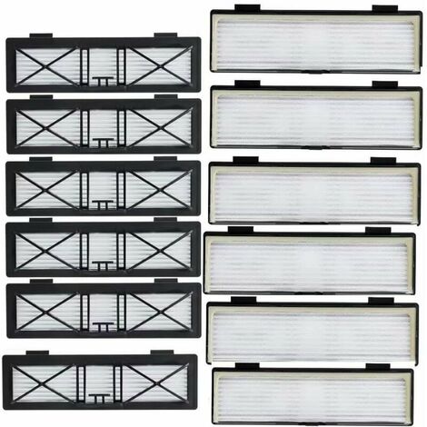 Lot de 12 filtres connectés pour Neato Botvac, Neato Botvac, série connectée D80 D5 D3 D85 D7 avec Une Brosse de Nettoyage Gratuite