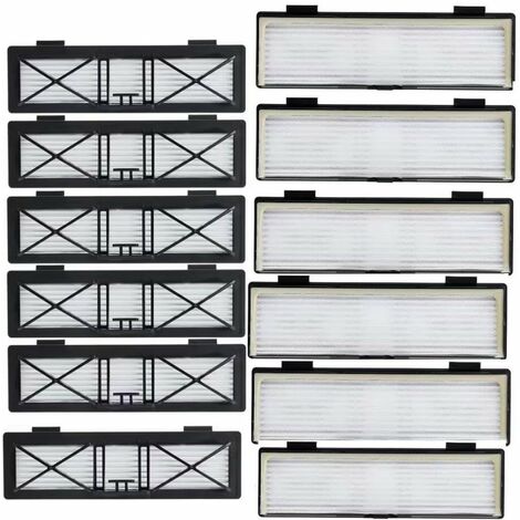 Lot de 12 filtres connectés pour Neato Botvac, Neato Botvac, série connectée D80 D5 D3 D85 D7 avec Une Brosse de Nettoyage Gratuite