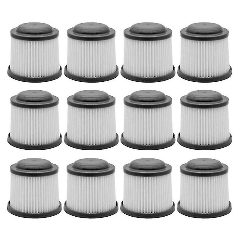 Lot de 12 filtres Hepa pour aspirateur PVF110 Phv1810 Phv1210 Bdh2000pl Bdh1600pl Bdh2020flfh Bdh1620flfh