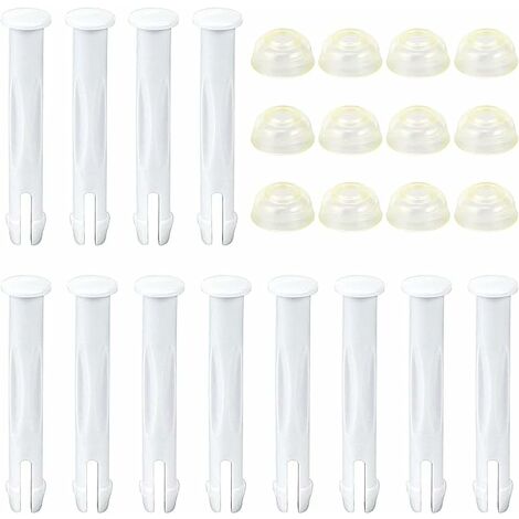 Lot de 12 Goupilles d'étanchéité de Piscine et Joints en Caoutchouc pour Piscines Universelles à Cadre Métallique et Piscines in-tex Série 28270-28272 (6 cm en Plastique)，GU.B/bon